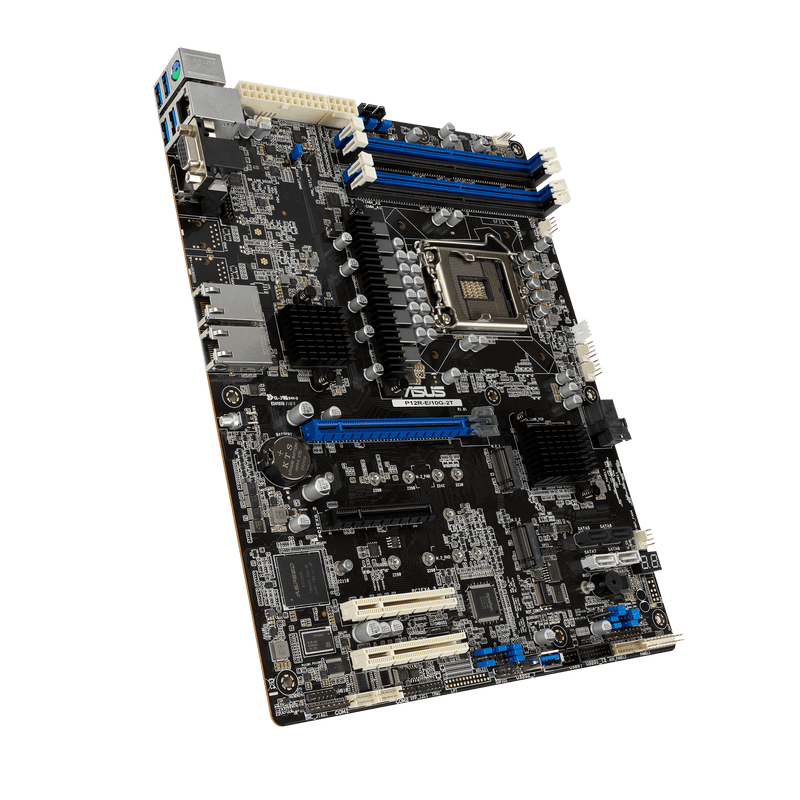 ASUS P12R-E-10G-2T Intel C256, LGA 1200 ATX Server Motherboard