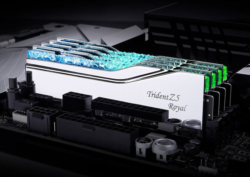 G.SKILL 32GB Kit (2x16GB) Trident Z5 ROYAL RGB Silver F5-7200J3445G16GX2-TR5S DDR5 7200MHz Memory