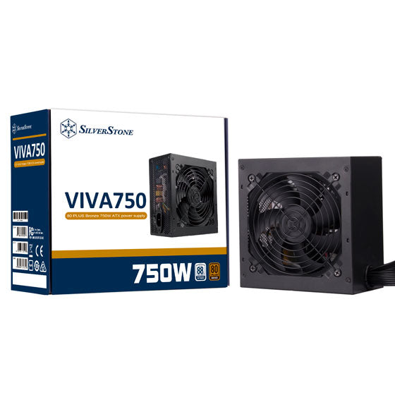 SilverStone 750W VIVA 750 80 PLUS Bronze ATX power supply