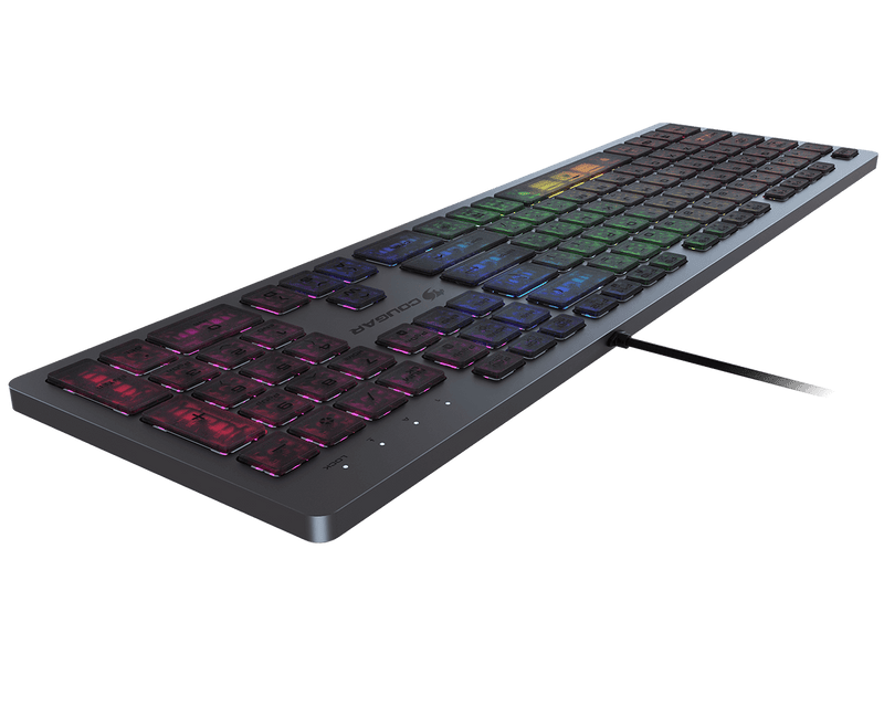 Cougar Vantar AX Aluminum RGB Scissor-Switch all-aluminum CNC scissor-foot RGB keyboard 