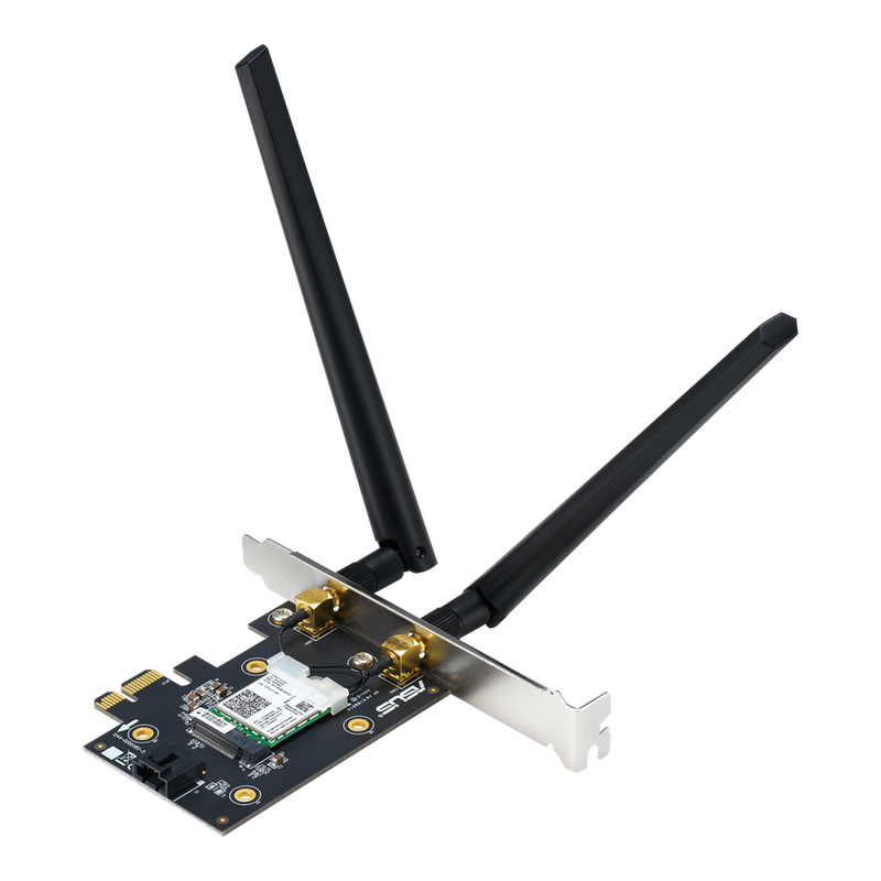 ASUS PCE-AX3000 AX3000 Dual Band PCI-E (WiFi 6 + Bluetooth 5.0) Adapter 