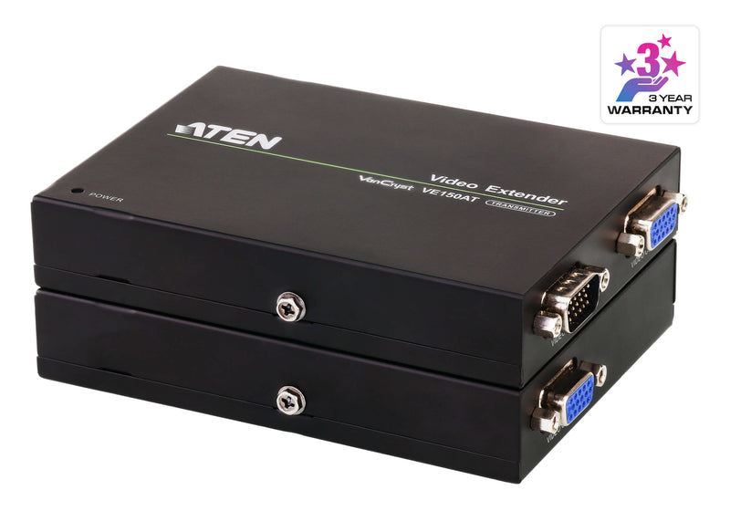 ATEN VE150A VGA Extender, Local &amp; Remote, 150m@1280x1024 / 30m@1920x1200