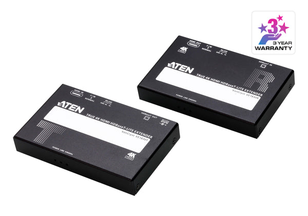 ATEN VE1830 True 4K HDMI 2.0 HDBaseT-Lite Extender, True 4K@35m