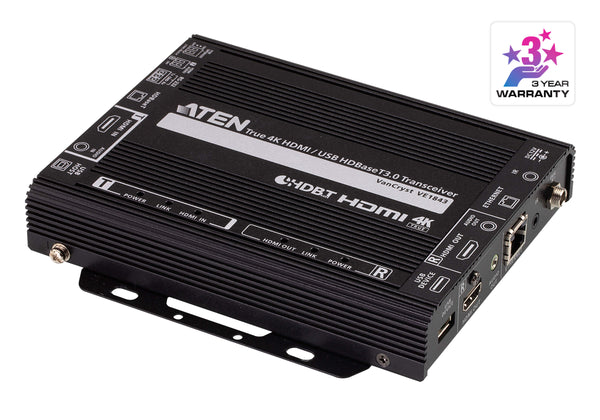 ATEN VE1843 True 4K HDMI/ USB HDBaseT 3.0 Transceiver, True 4K@100m