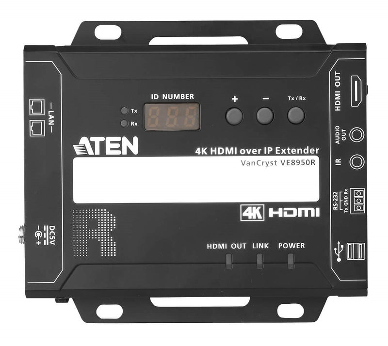 ATEN VE8950R 4K HDMI over IP Receiver network audio and video receiver 