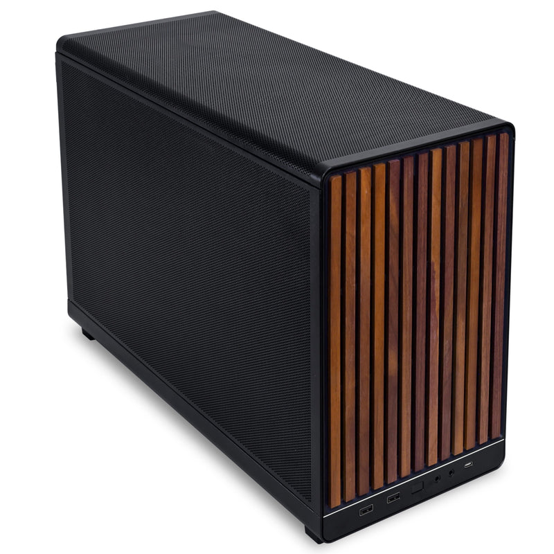 LIAN LI DAN Cases A3-mATX A3X-Wooden 木紋(黑色) mATX Case