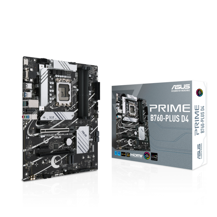 ASUS PRIME B760-PLUS D4 DDR4,LGA 1700 ATX Motherboard