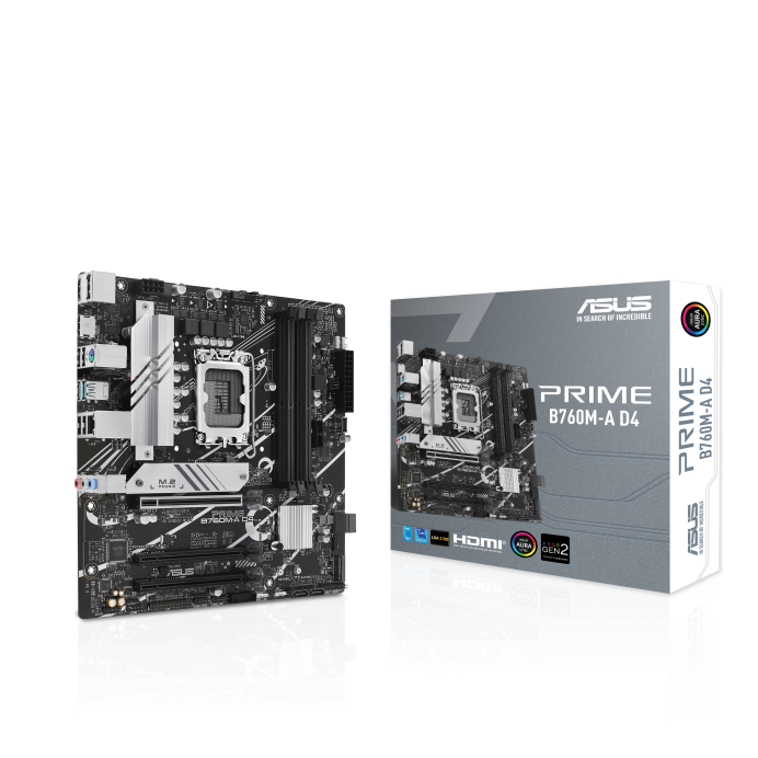 ASUS PRIME B760M-A D4 DDR4,LGA 1700 mATX Motherboard