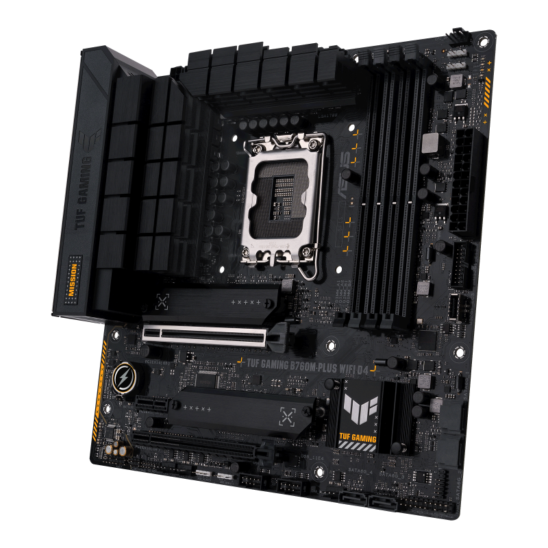 ASUS TUF GAMING B760M-PLUS WIFI D4 DDR4,LGA 1700 mATX Motherboard