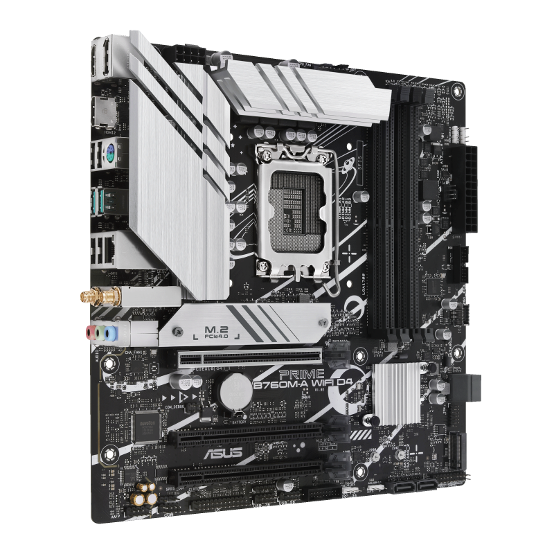 ASUS PRIME B760M-A WIFI D4 DDR4,LGA 1700 mATX Motherboard (MB-AB76PMD) ASUS PRIME B760M-A WIFI D4 DDR4,LGA 1700 mATX Motherboard (MB-AB76PMD)