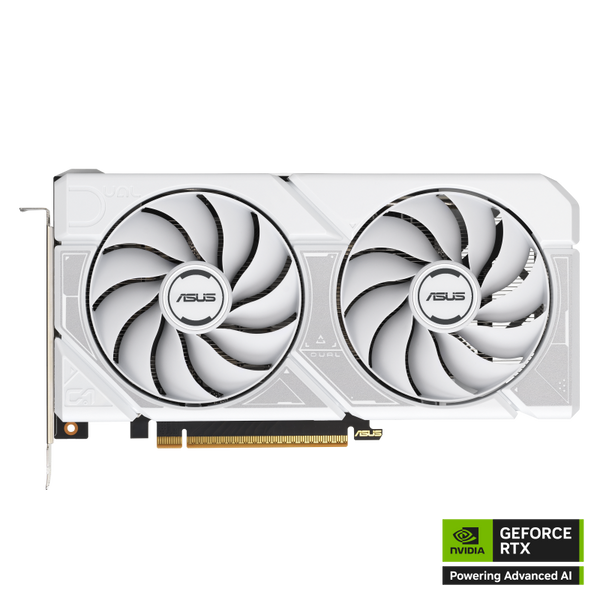 ASUS DUAL GeForce Series RTX 5060 OC White 8GB GDDR7 DUAL-RTX5060-O8G-WHITE (DI-E5060D8)