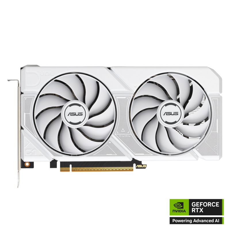 ASUS DUAL GeForce Series RTX 5060 OC White 8GB GDDR7 DUAL-RTX5060-O8G-WHITE (DI-E5060D8)