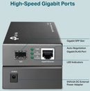 TP-Link MC112CS 10/100 Mbps RJ45 to 100 Mbps Single-mode SC WDM Bi-Directional Fiber Converter (TP-NE-MC112CS)