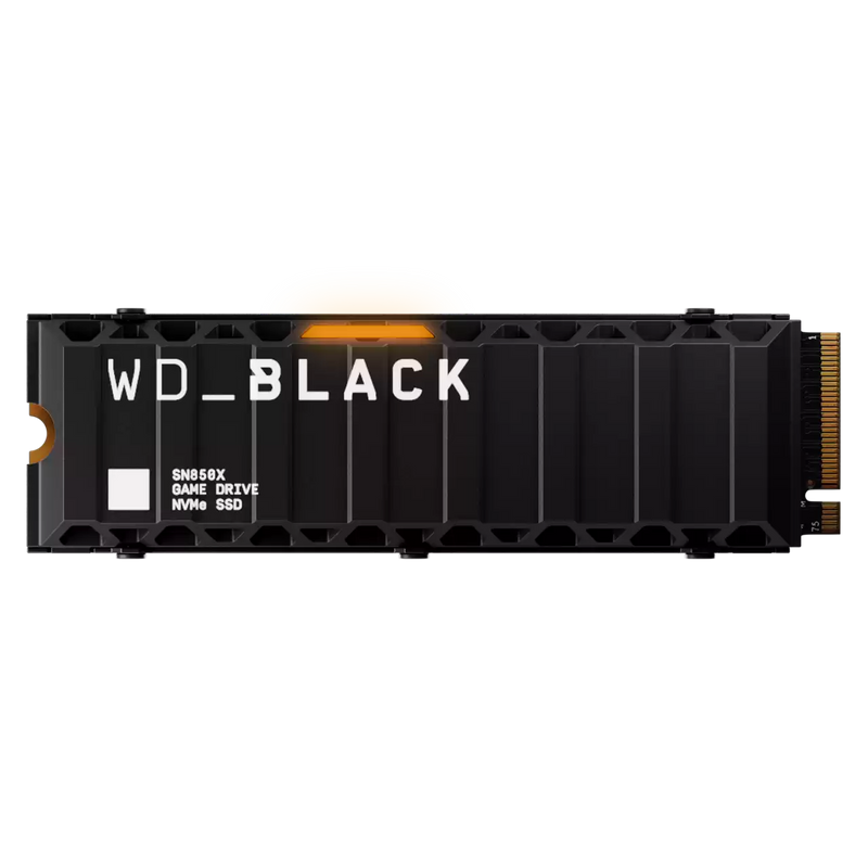 WD_BLACK 4TB SN850X w/Heatsink WDS400T2XHE M.2 2280 PCIe Gen4 x4 SSD