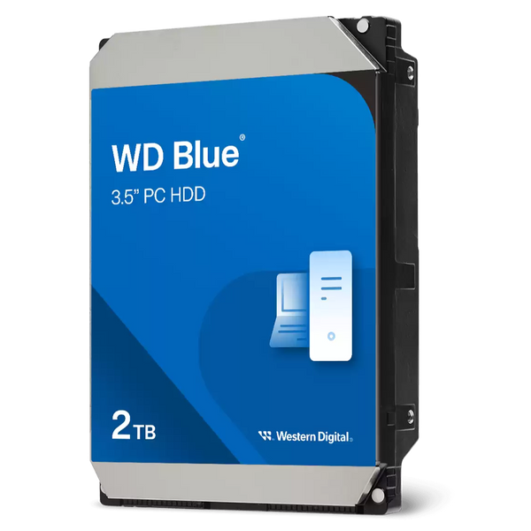 WD 2TB Blue WD20EARZ 3.5" CMR SATA 5400rpm 64MB Cache HDD