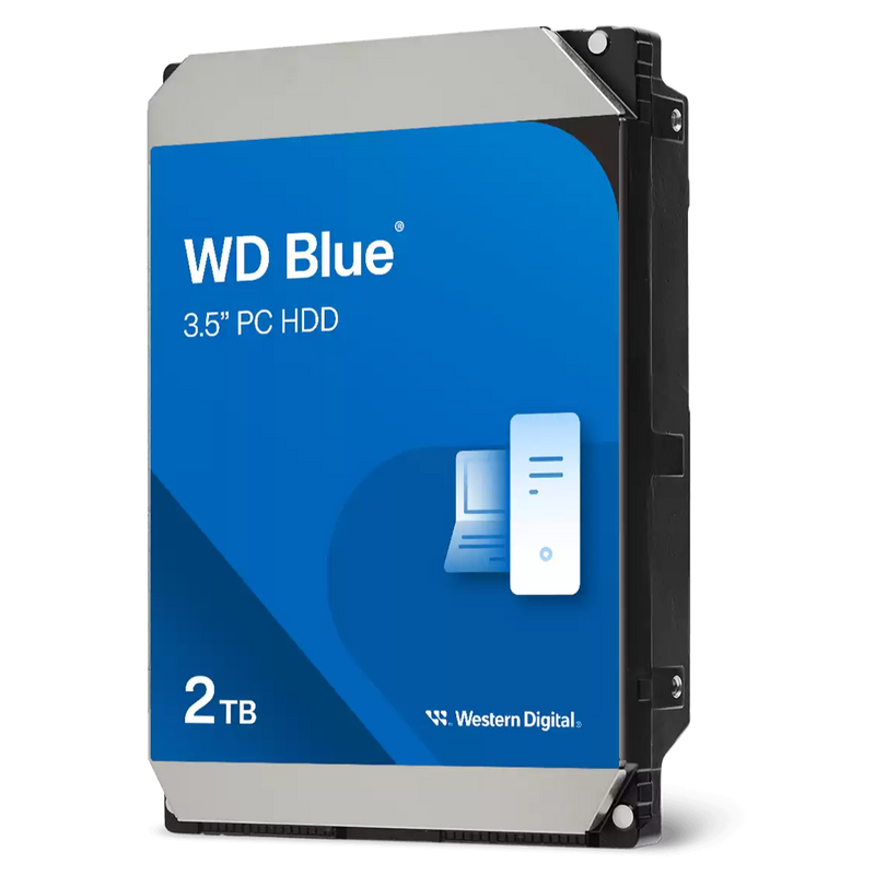 WD 2TB Blue WD20EARZ 3.5" CMR SATA 5400rpm 64MB Cache HDD