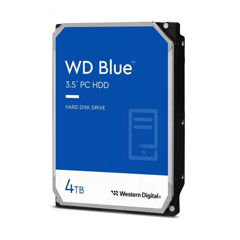 WD 4TB Blue WD40EZAX 3.5" CMR SATA 5400rpm 256MB Cache HDD