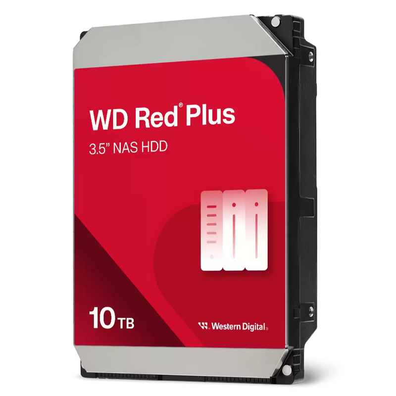 WD 10TB Red Plus WD100EFGX NAS 3.5" SATA 7200rpm 512MB Cache HDD