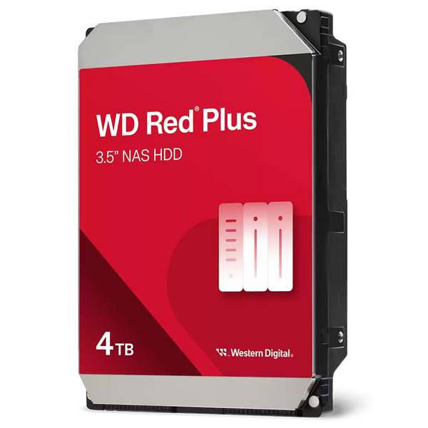 WD 4TB Red Plus WD40EFZZ NAS 3.5" SATA 5400rpm 128MB Cache HDD