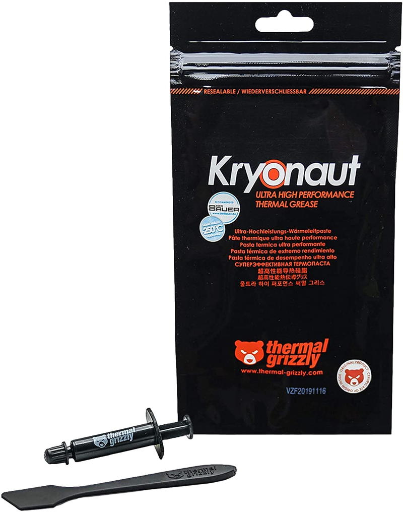 Thermal Grizzly Kryonaut 1g Ultra High Performance Thermal Grease (TG-K-001-RS) 