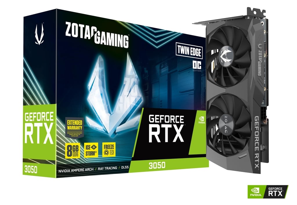 Zt Computer ZOTAC GAMING GeForce RTX 3050 TWIN EDGE OC 6GB GDDR6 ZT-A30510H-10A (Z