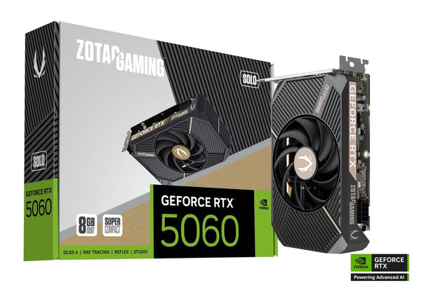ZOTAC GeForce RTX 5060 SOLO 8GB GDDR7 ZT-B50600G-10L