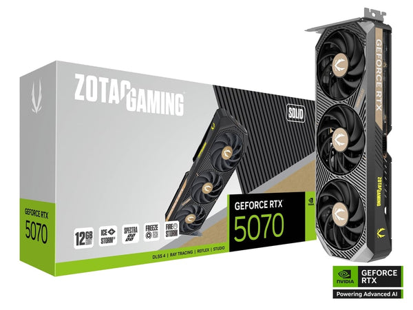 ZOTAC GeForce RTX 5070 SOILD 12GB GDDR7