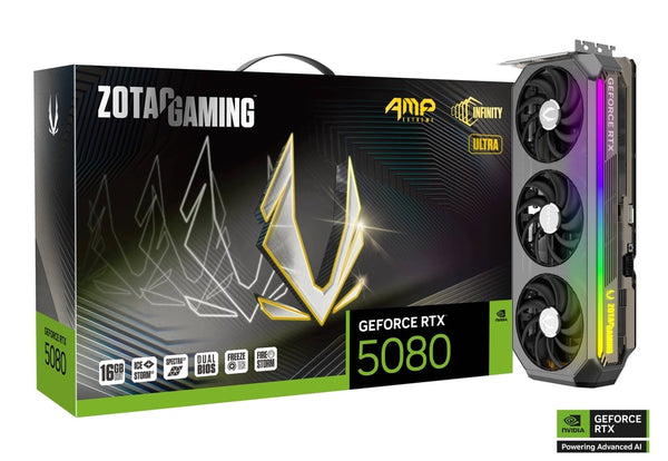 ZOTAC GAMING RTX 5080 AMP EXTREME INFINITY ULTRA 16GB GDDR7 ZT-B50800BU-10P