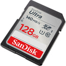 SanDisk 128GB Ultra SD Card (CL10 UHS-I Full HD 140MB/s) SDSDUNB-128-GN6IN 772-4565